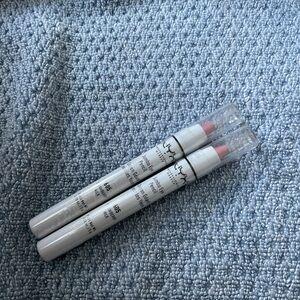Lot Of 2 NYX Jumbo Eye Pencil #605 Strawberry Milk Eye Crayon New Factory Sealed